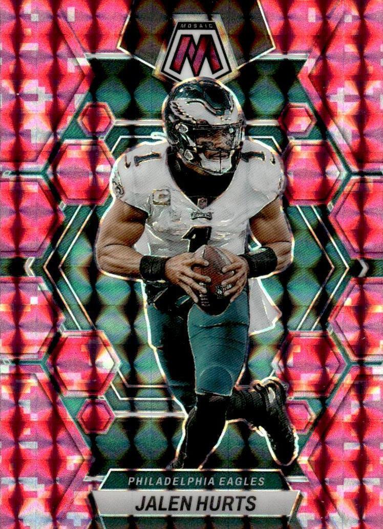 2023 Panini Mosaic Football Camo Pink Jalen Hurts #192