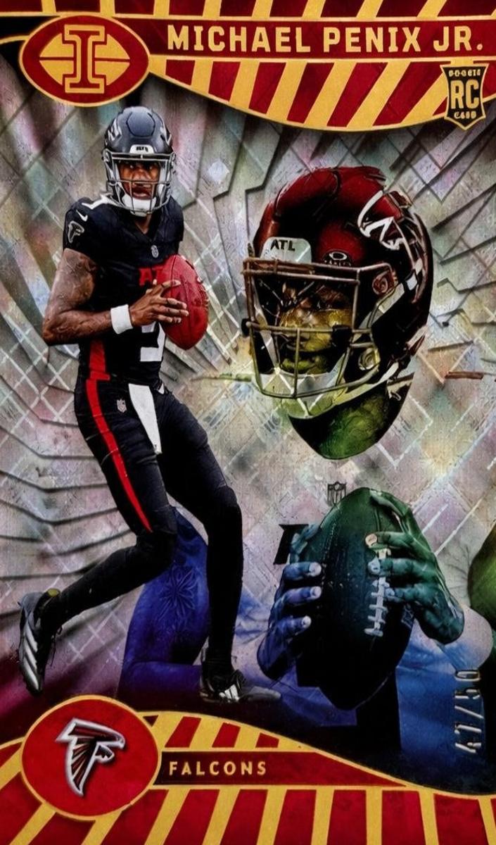 2024 Panini Illusions Football Diamond Trophy Collection Michael Penix Jr. #4