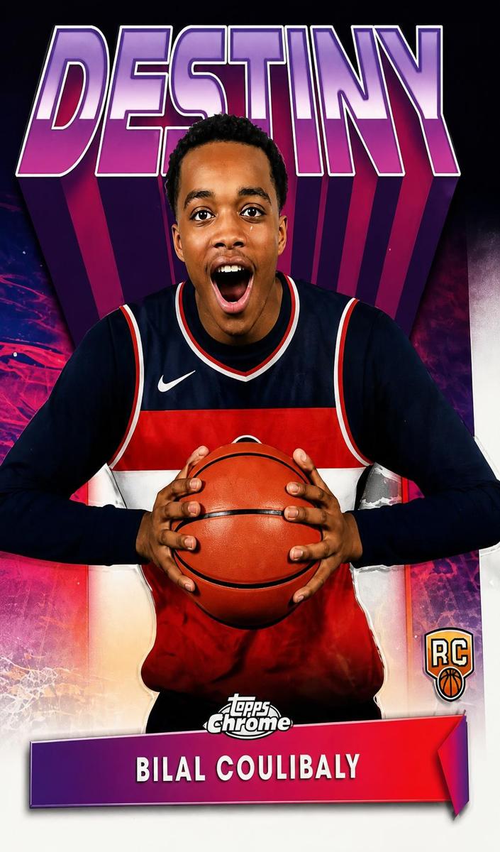 2023 Topps Chrome Basketball Bilal Coulibaly #D-5