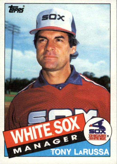 1985 Topps Baseball Tony LaRussa #466