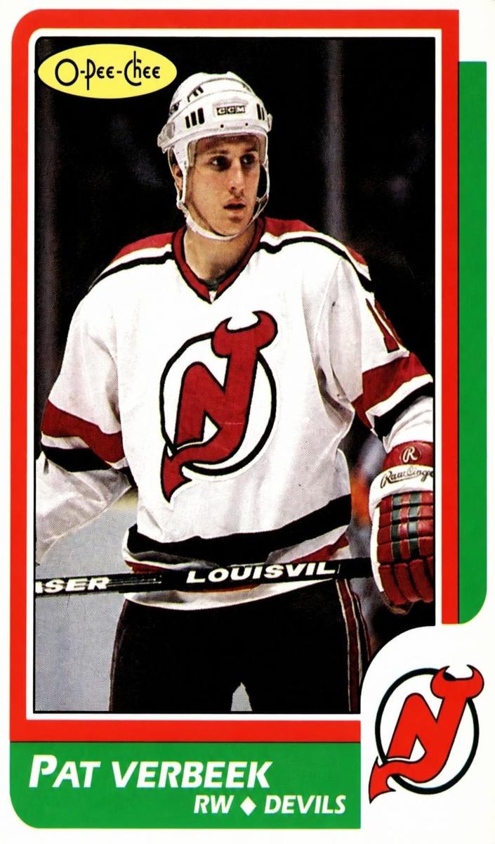 1986 O-Pee-Chee Hockey Pat Verbeek #46