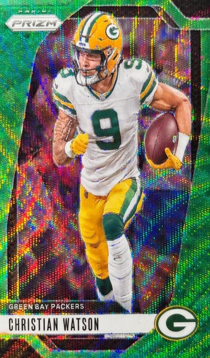 2024 Panini Prizm Football Green Wave Christian Watson #103