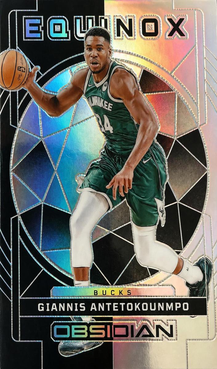 2023 Panini Obsidian Basketball Giannis Antetokounmpo #19 PSA 8.5