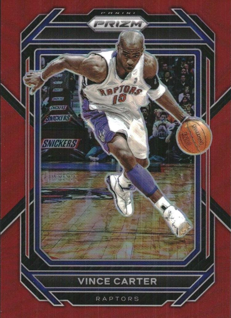 2022 Panini Prizm Basketball Red Vince Carter #274