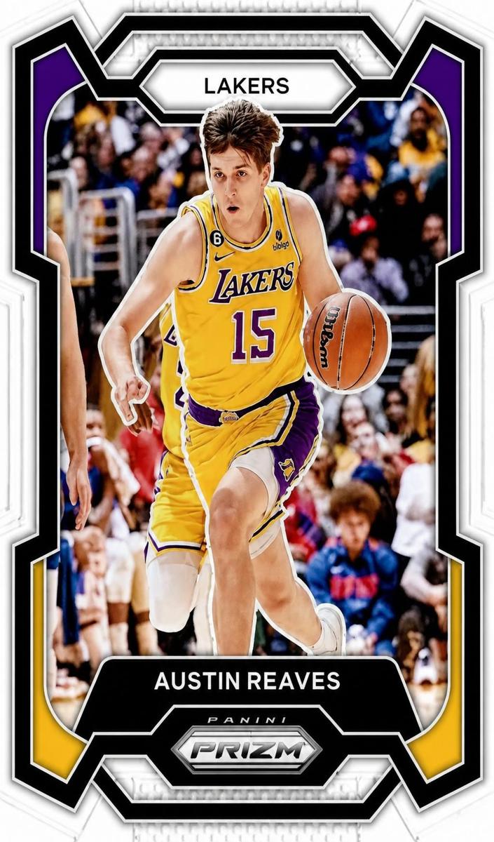 2023 Panini Prizm Basketball Silver Austin Reaves #76 PSA 9
