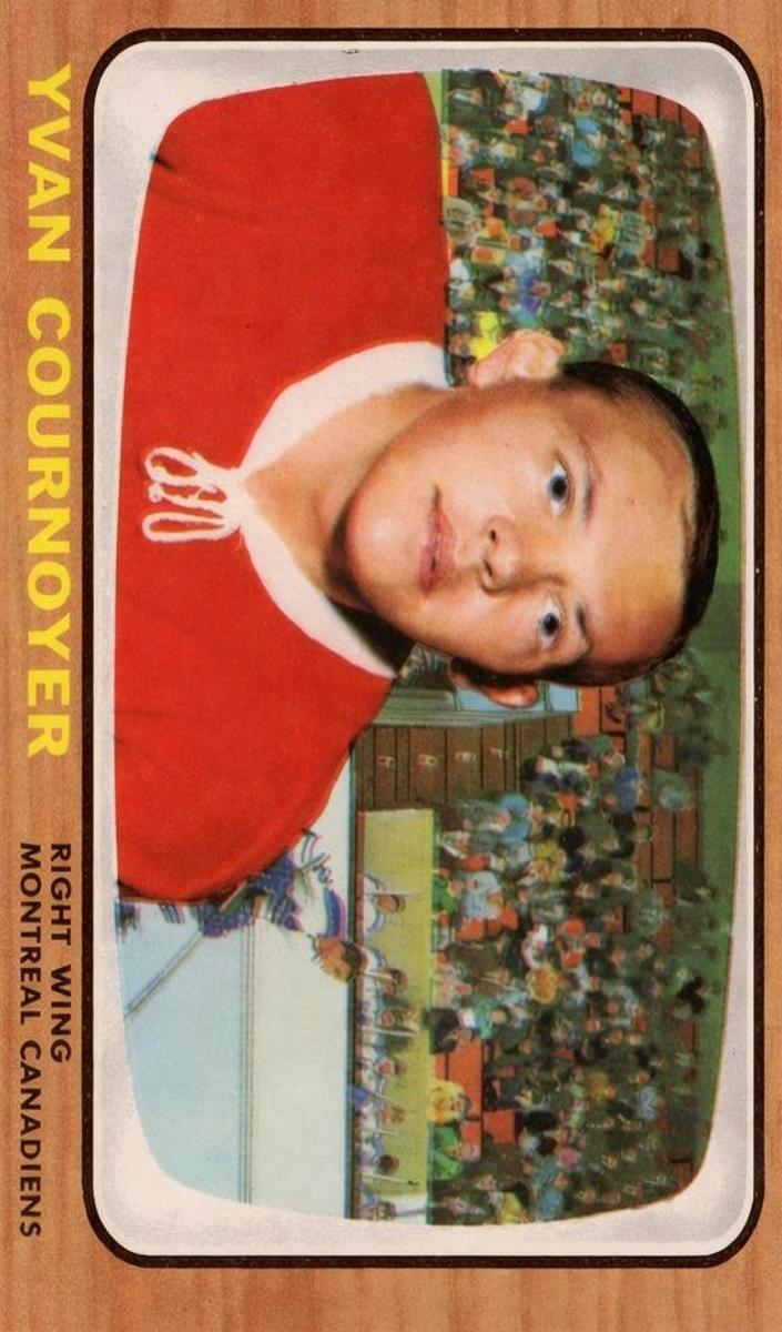 1966 Topps Hockey Yvan Cournoyer #72