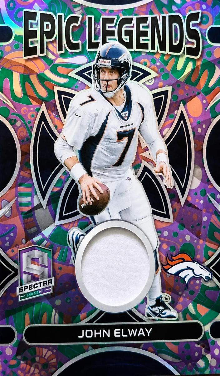 2023 Panini Spectra Football Psychedelic John Elway #ELM-JEL