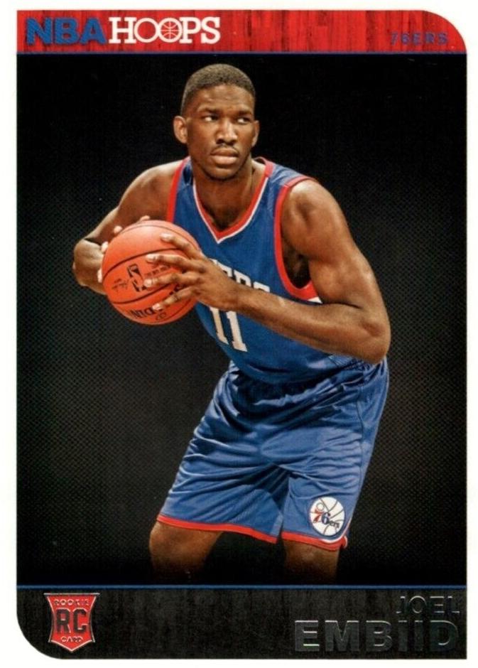2014 Panini Hoops Basketball Joel Embiid #263 PSA 9