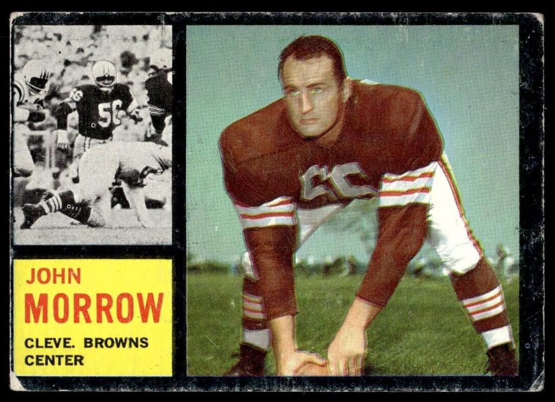 1962 Topps Football John Morrow #31 PSA 8