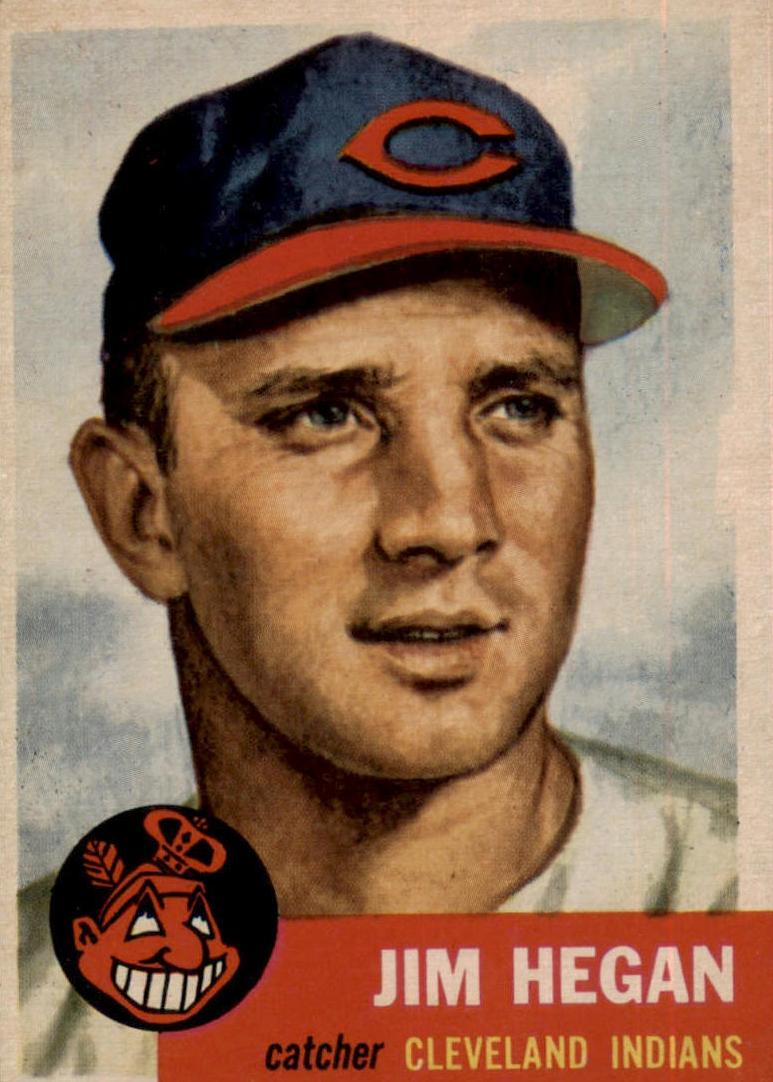 1953 Topps Baseball Jim Hegan #80