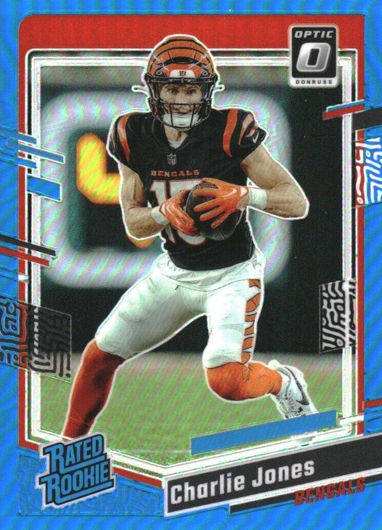 2023 Donruss Optic Football Aqua Charlie Jones #223