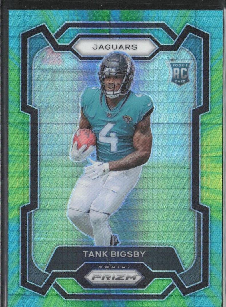 2023 Panini Prizm Football Hyper Tank Bigsby #348 PSA 9