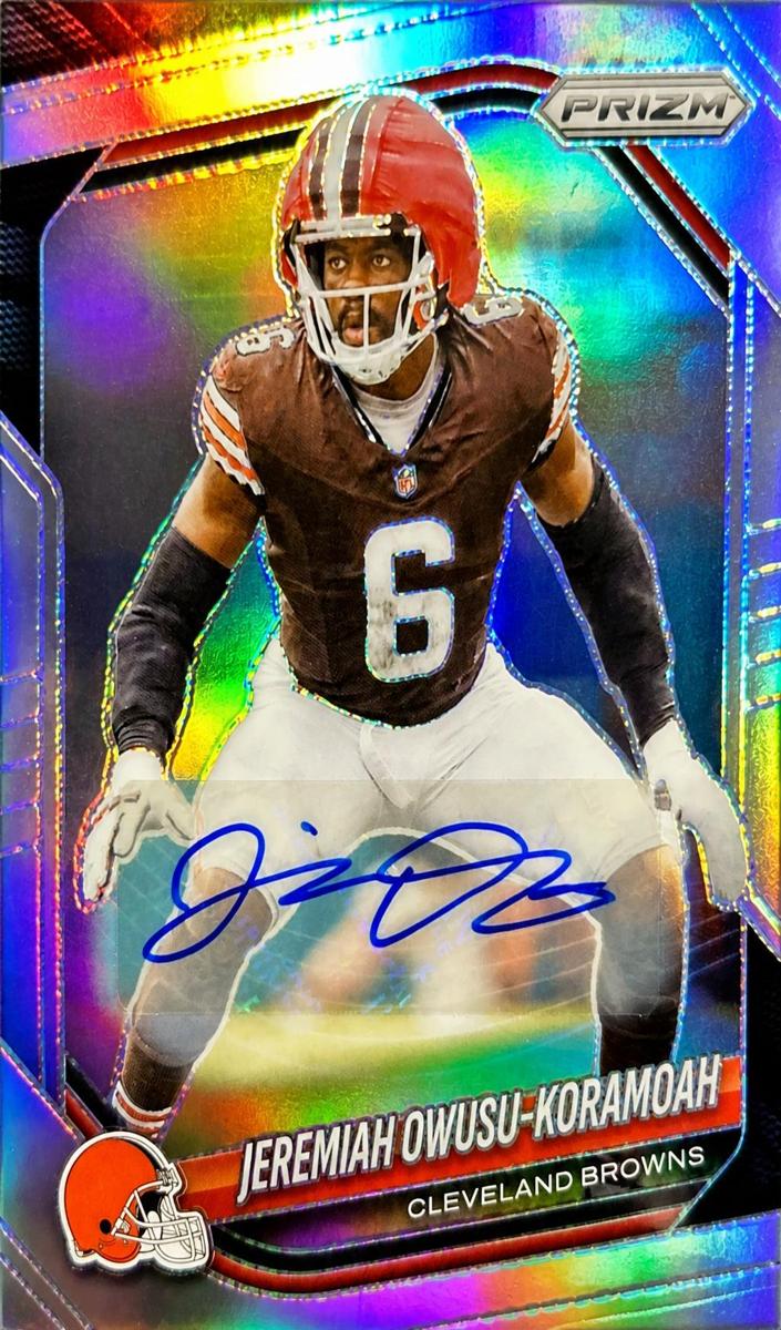 2025 Panini Prizm Football Silver Jeremiah Owusu-Koramoah #159