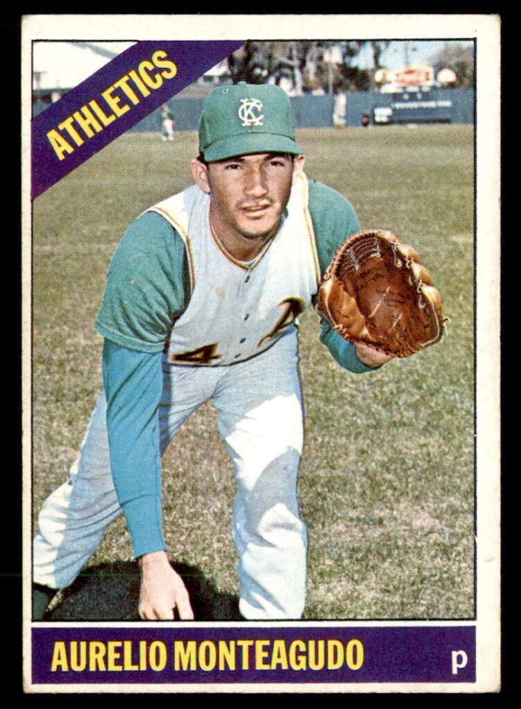 1966 Topps Baseball Aurelio Monteagudo #532