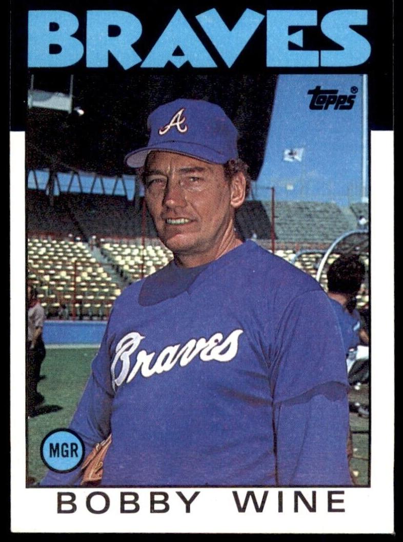 1986 Topps Baseball Bobby Wine #51