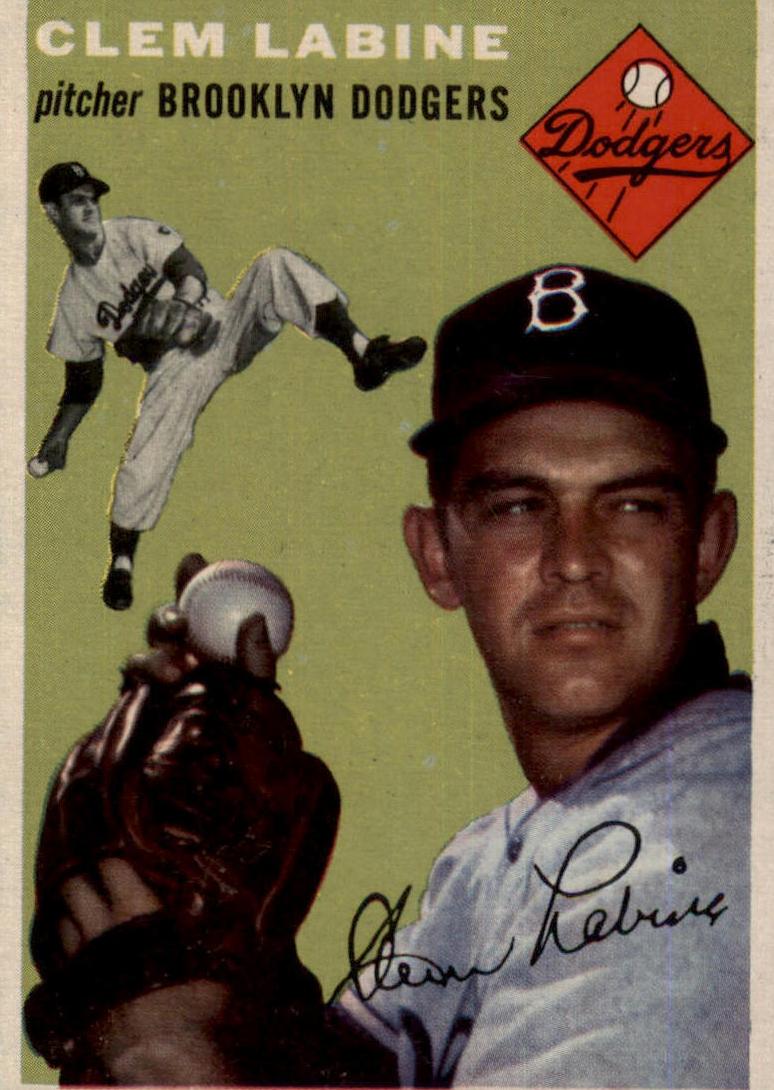 1954 Topps Baseball Clem Labine #121