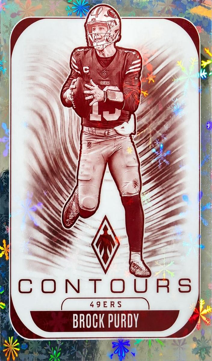 2025 Panini Phoenix Football Silver Winter Brock Purdy #28