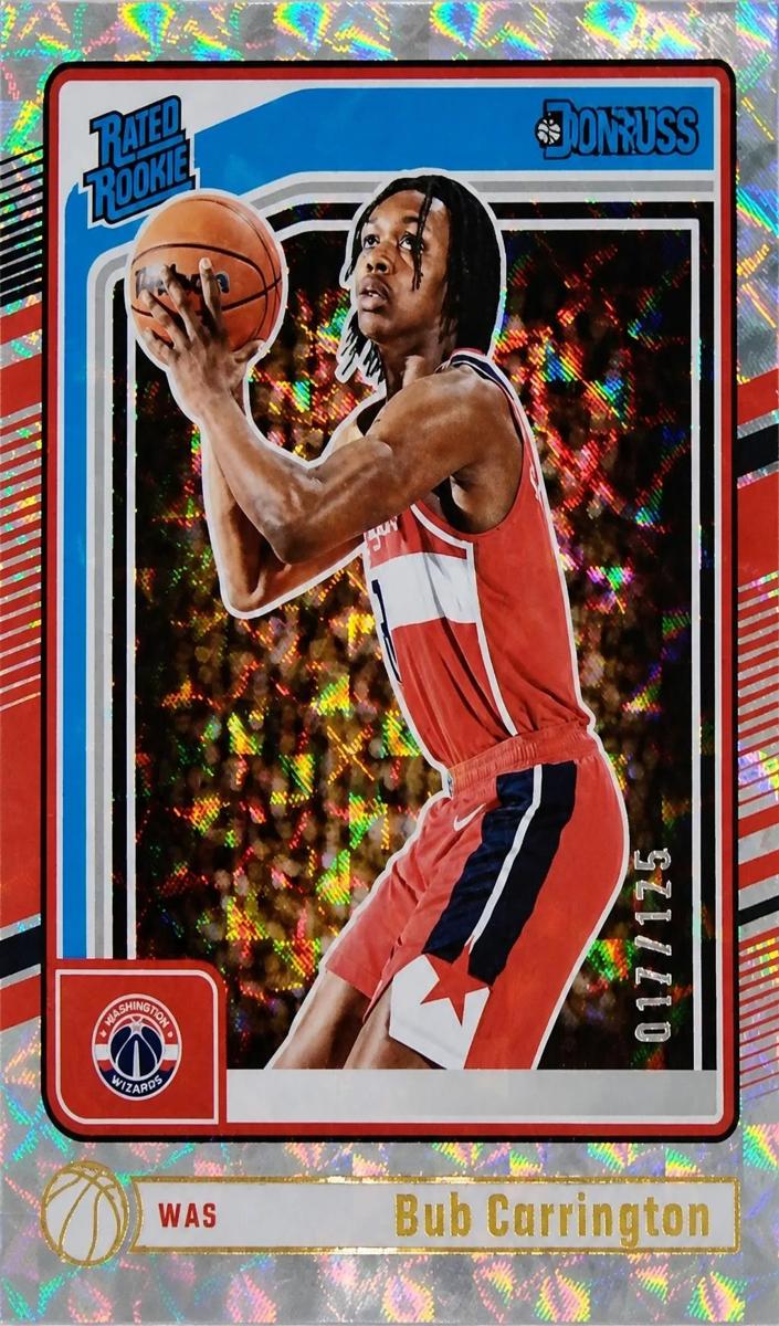 2024 Panini Donruss Basketball Hyper Bub Carrington #220 PSA 6
