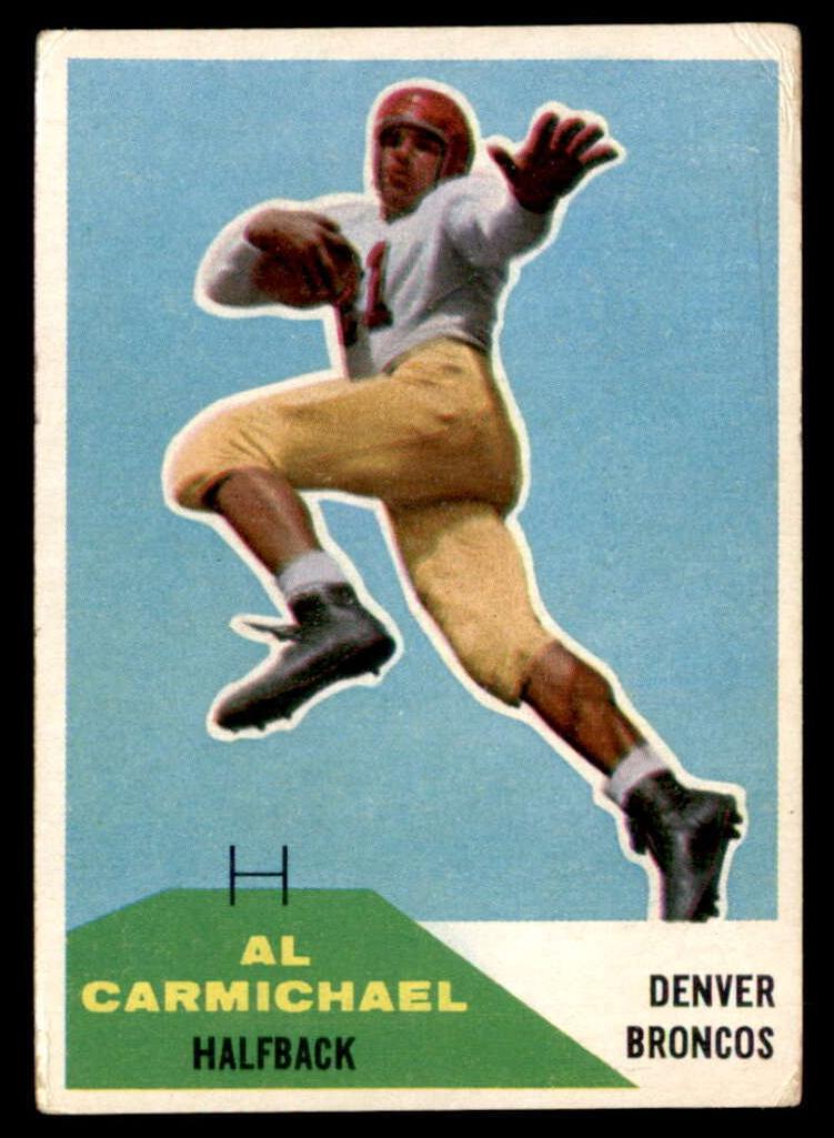1960 Fleer Football Al Carmichael #110 PSA 8