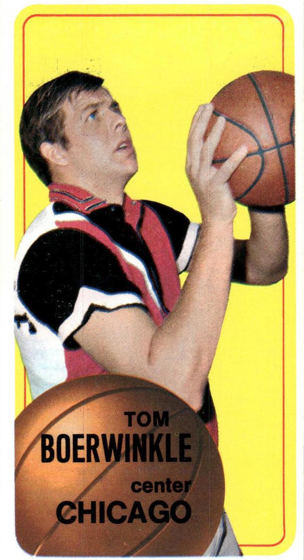 1970 Topps Basketball Tom Boerwinkle #68 PSA 8