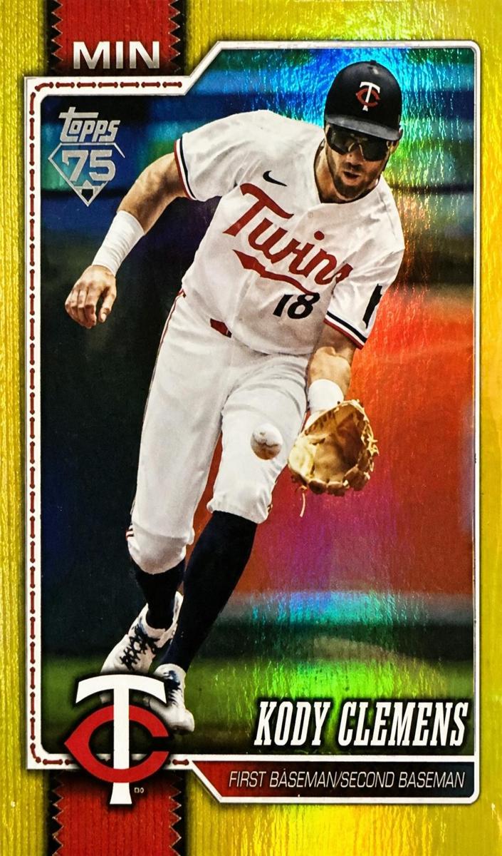 2026 Topps Baseball Yellow Rainbow Foil Kody Clemens #85