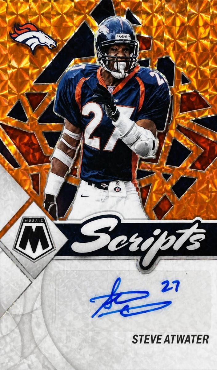 2022 Panini Mosaic Football Orange Steve Atwater #S-SA