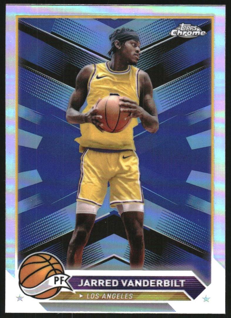 2023 Topps Chrome Basketball Refractor Jarred Vanderbilt #163