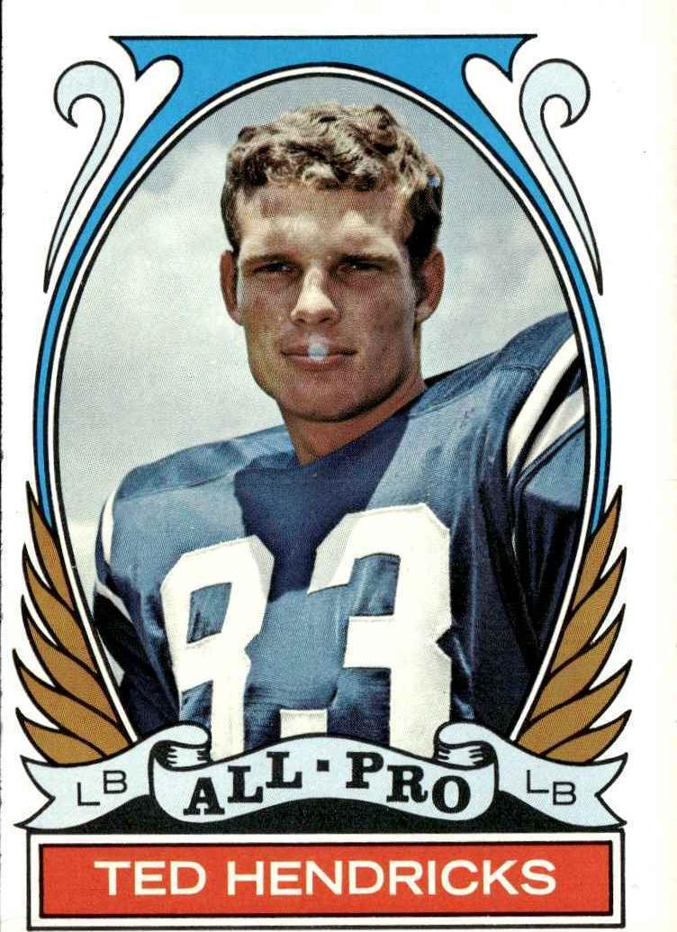 1972 Topps Football Ted Hendricks #281