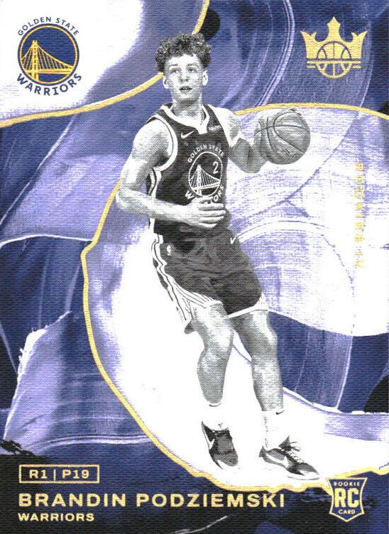 2023 Panini Court Kings Basketball Brandin Podziemski #195 PSA 7.5