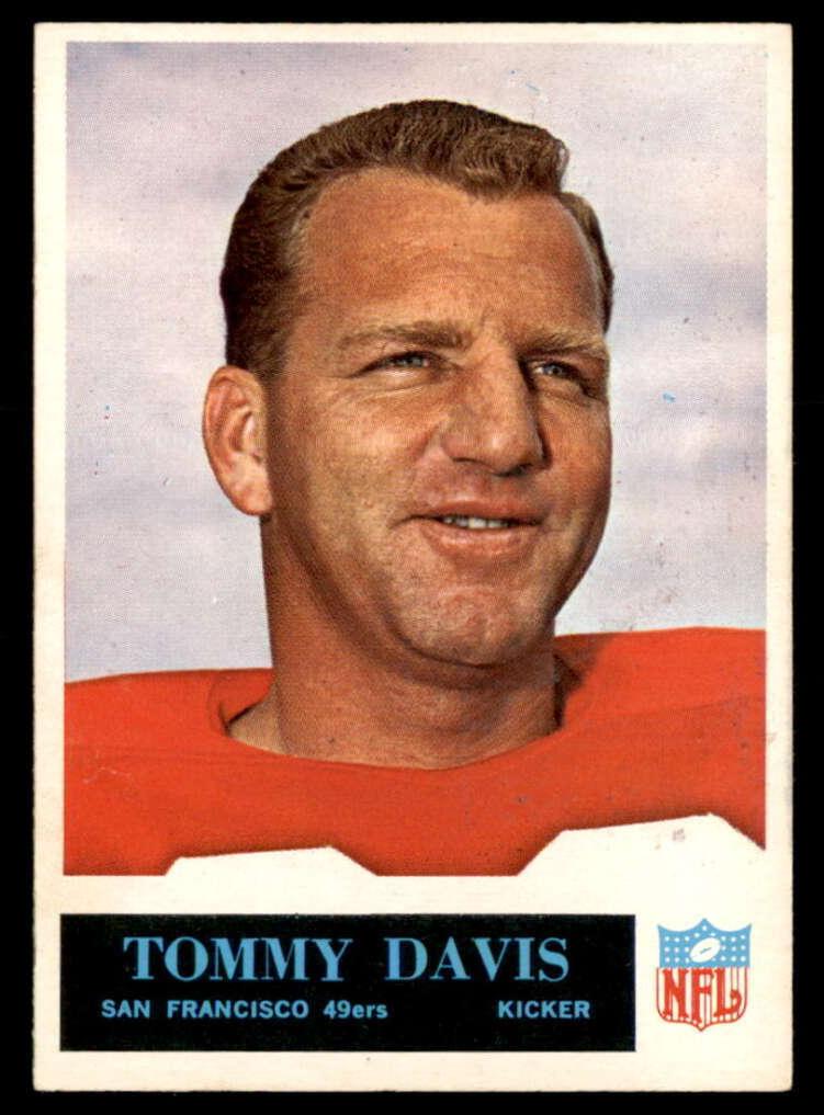 1965 Philadelphia Football Tommy Davis #174