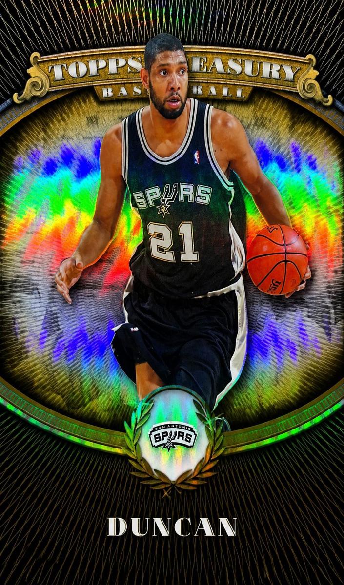 2008 Topps Treasury Basketball Bronze Tim Duncan #4