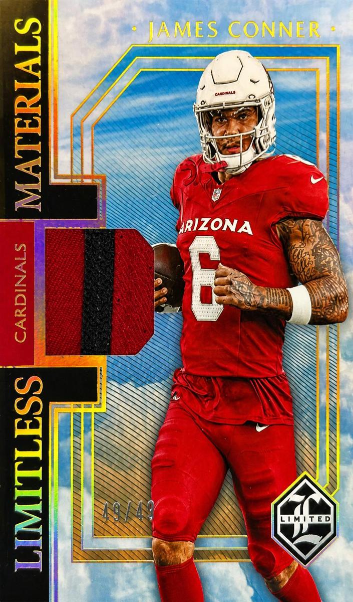 2023 Panini Limited Football Gold Spotlight James Conner #LM-JCR
