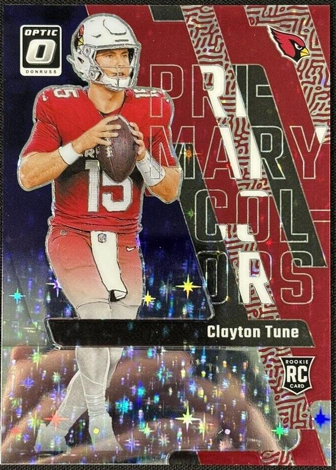 2023 Donruss Optic Football Purple Stars Clayton Tune #6