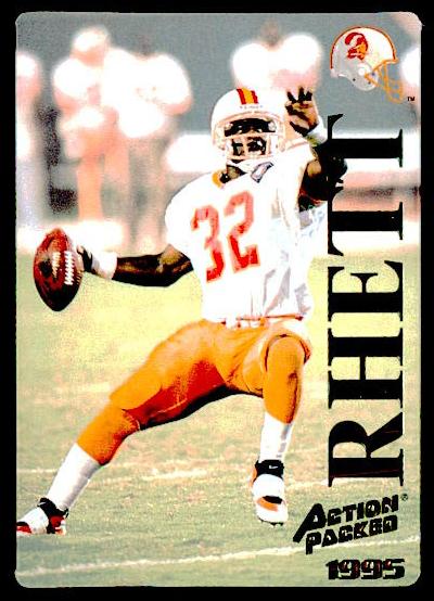 1995 Action Packed Football Errict Rhett #78