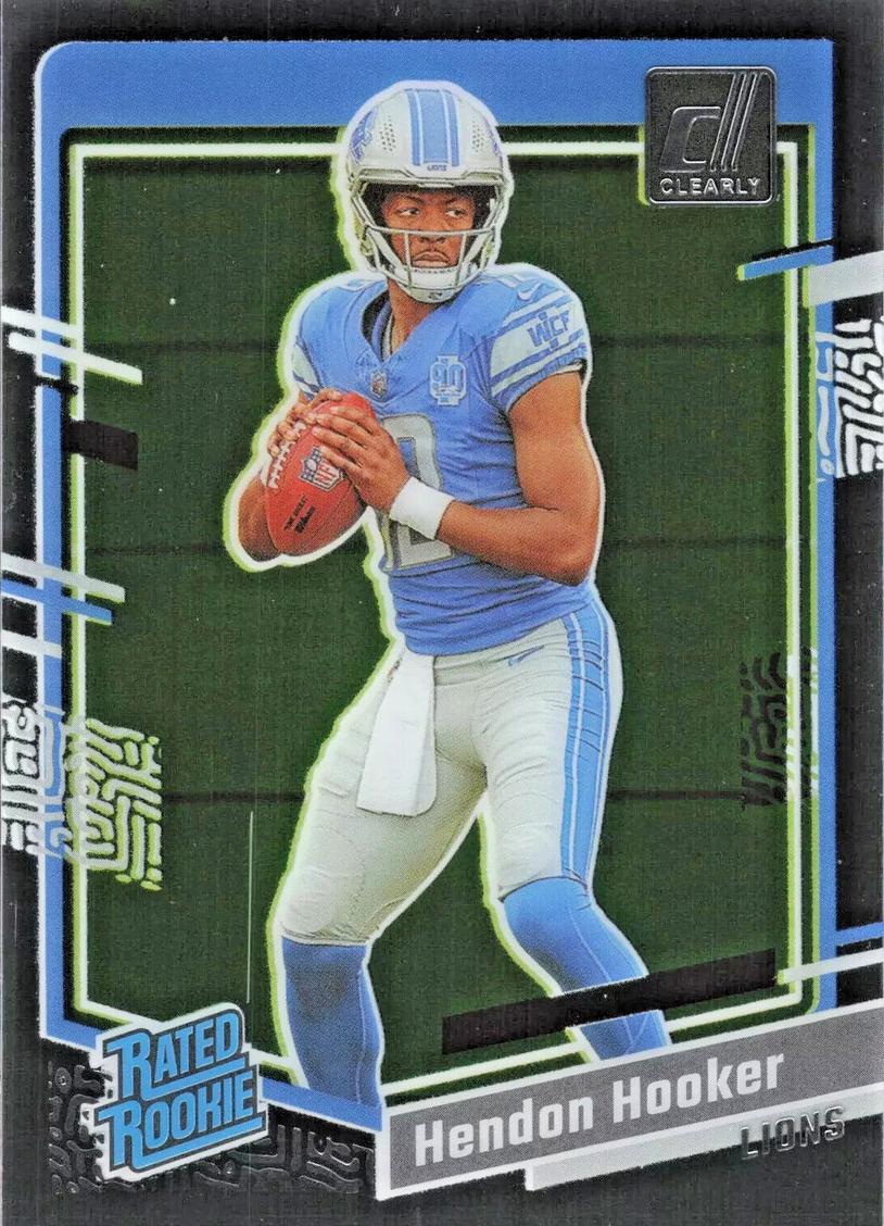 2023 Panini Clearly Donruss Football Hendon Hooker #61