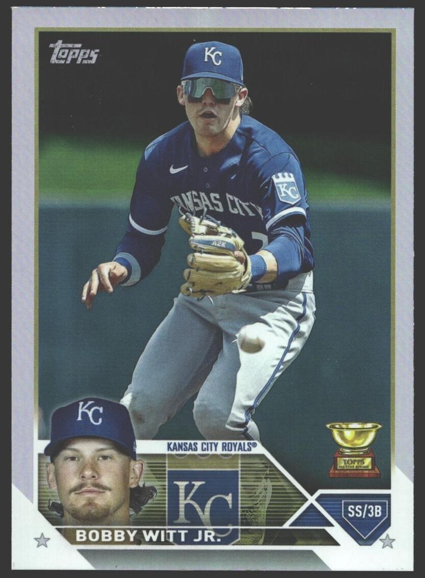 2023 Topps Baseball Rainbow Foil Bobby Witt Jr. #7 SGC 9
