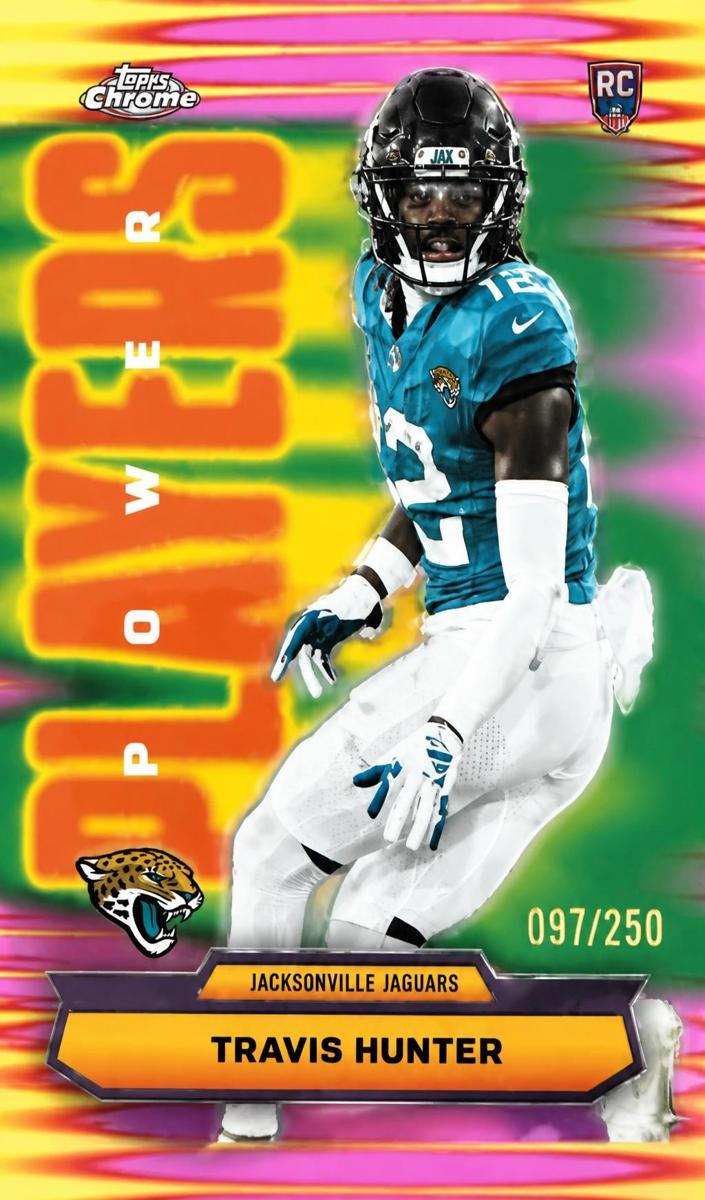 2025 Topps Chrome Football Pink Refractor Travis Hunter #PP-29