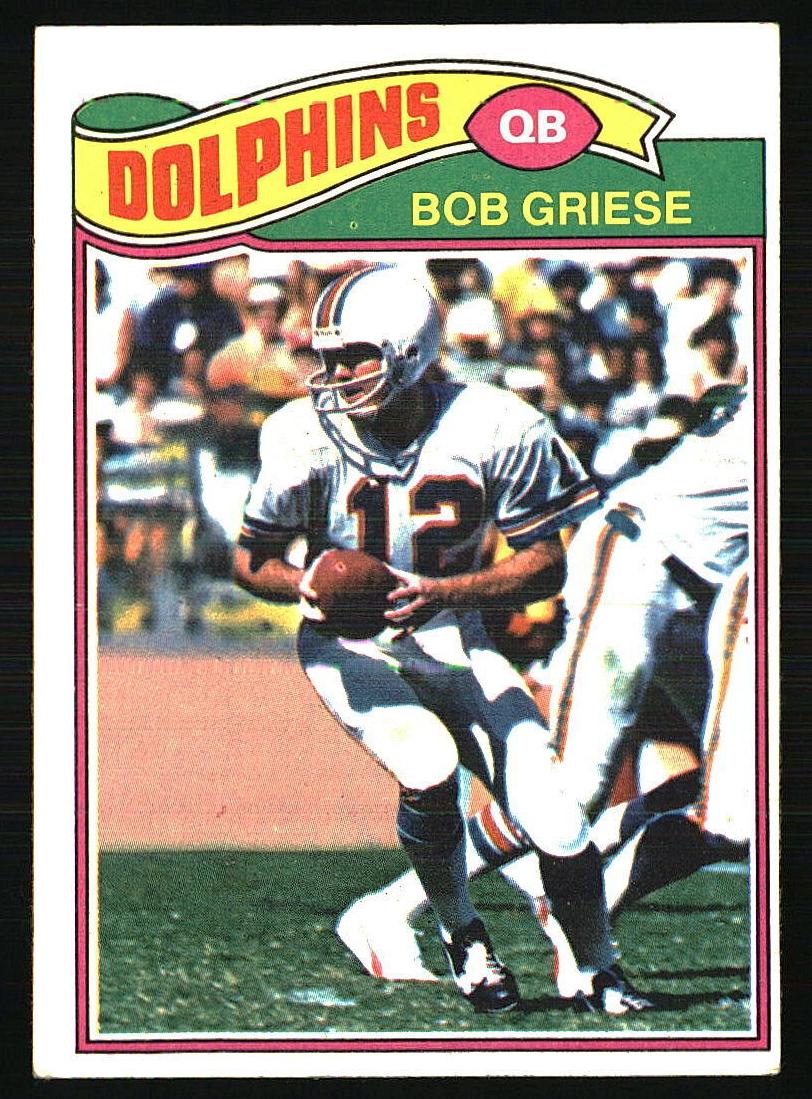 1977 Topps Mexican Football Bob Griese #515 PSA 5