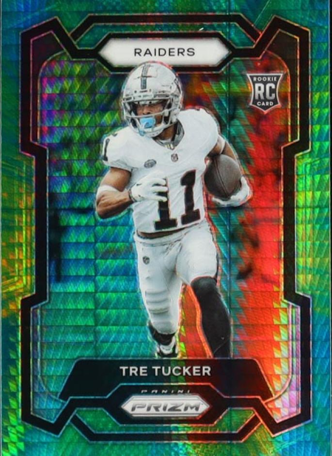2023 Panini Prizm Football Hyper Tre Tucker #362 PSA 10