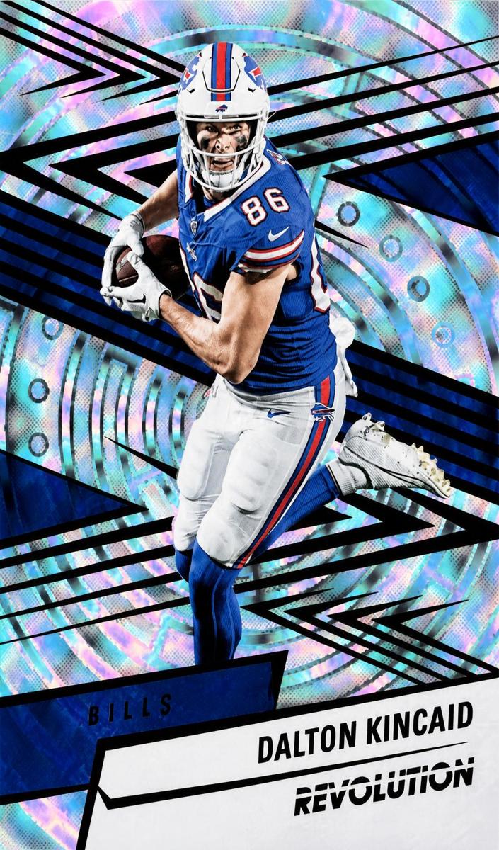 2025 Panini Revolution Football Fractal Dalton Kincaid #113