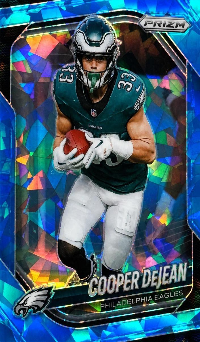 2025 Panini Prizm Football Blue Ice Cooper DeJean #170