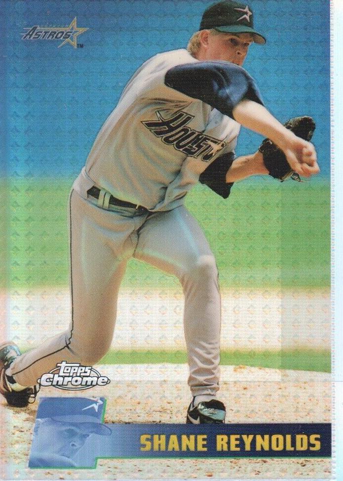 1996 Topps Chrome Baseball Refractor Shane Reynolds #49 PSA 9