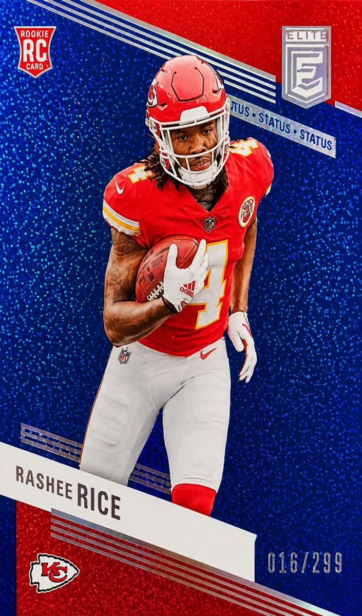 2023 Donruss Elite Football Status Sparkle Rashee Rice #177 PSA 10