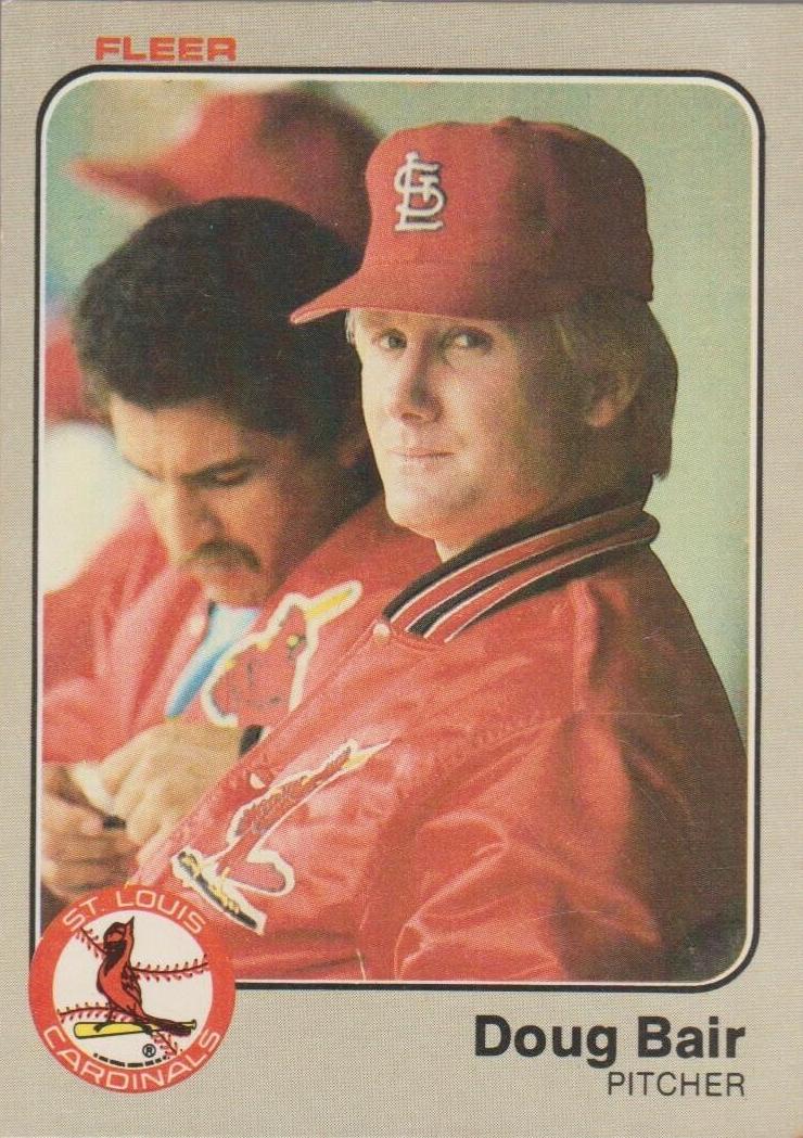 1983 Fleer Baseball Doug Bair #2 PSA 9