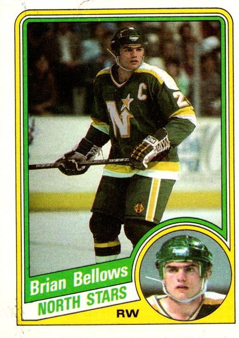 1984 Topps Hockey Brian Bellows #71 PSA 7
