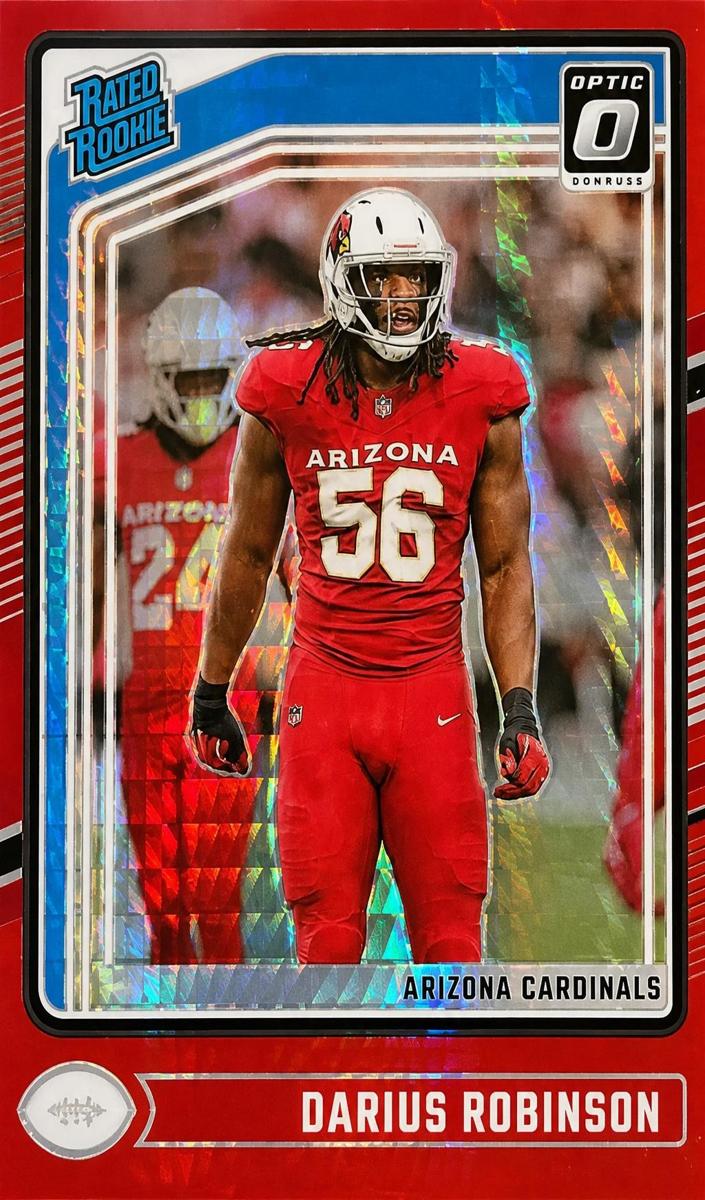 2024 Donruss Optic Football Red Hyper Darius Robinson #225