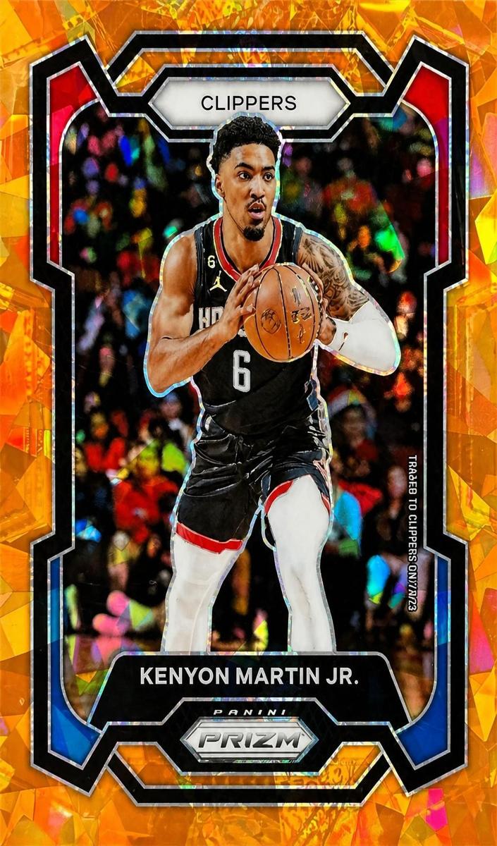 2023 Panini Prizm Basketball Orange Ice Kenyon Martin Jr. #241