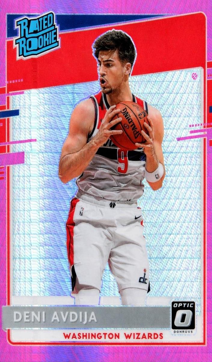 2020 Donruss Optic Basketball Hyper Pink Deni Avdija #159 PSA 9