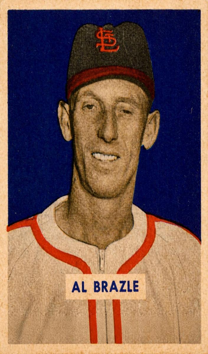 1949 Bowman Baseball Script Al Brazle #126 PSA 6
