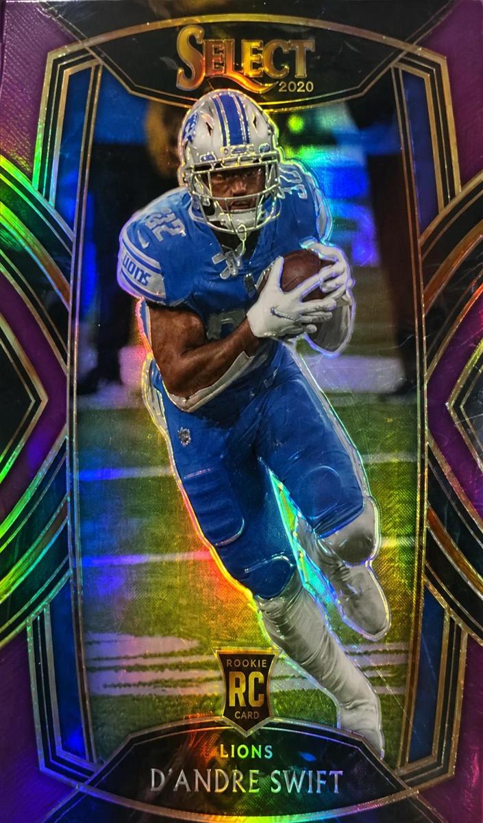 2020 Panini Select Football D'Andre Swift #251 SGC 8.5